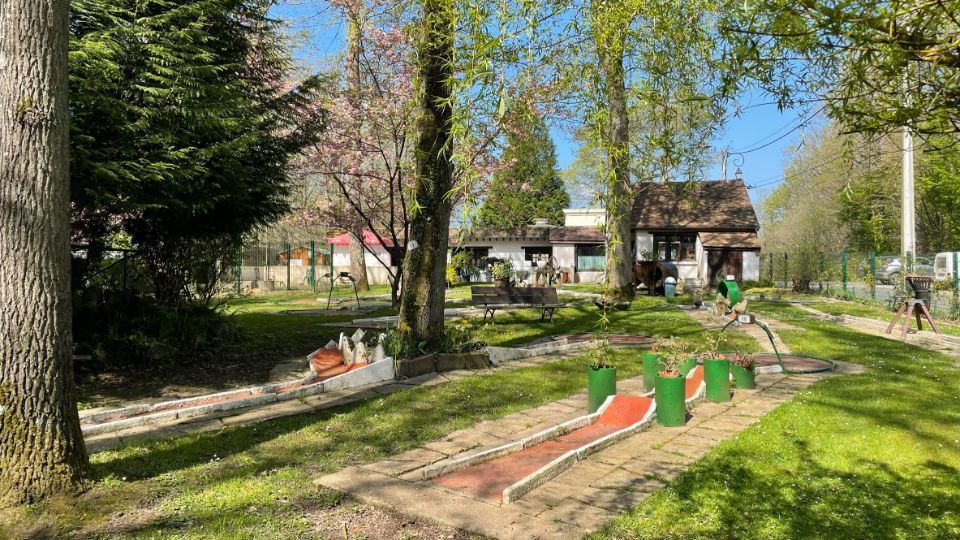 mini golf en extérieur